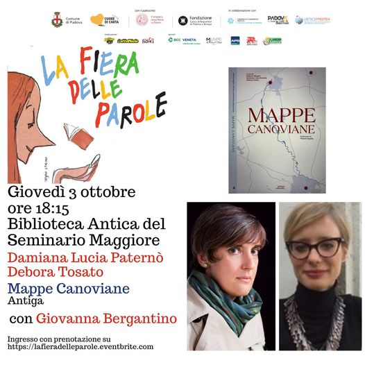 Padova | Alla “Fiera delle Parole” la presentazione del volume “Mappe canoviane” presso la Biblioteca Antica del Seminario Vescovile