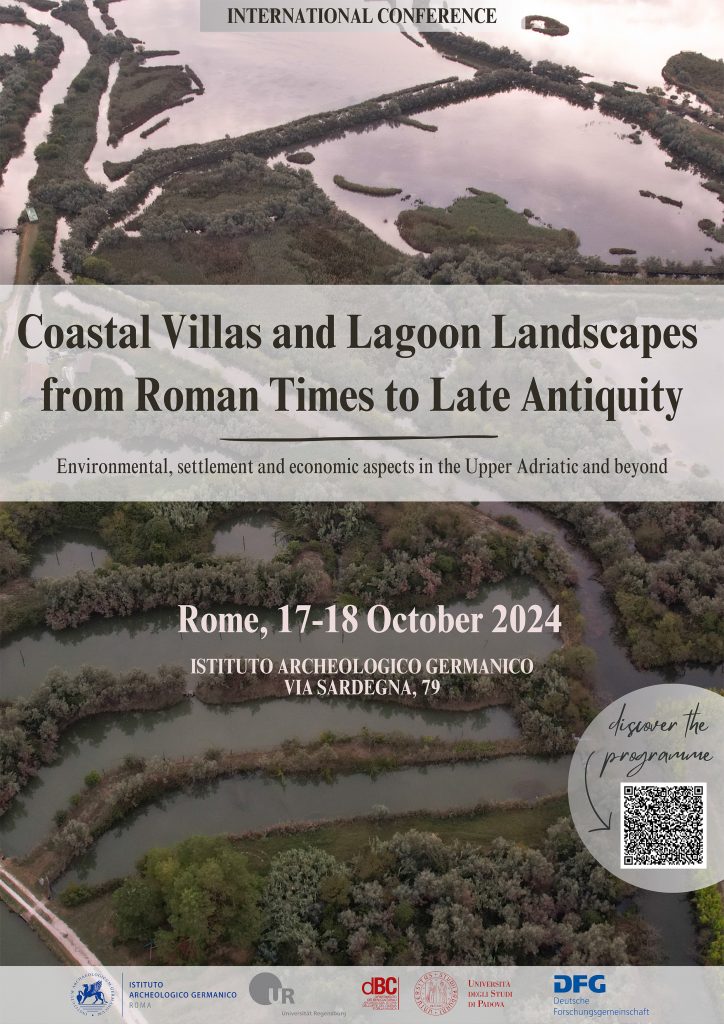 La Soprintendenza partecipa al convegno internazionale all’Istituto Archeologico Germanico di Roma sul paesaggio delle ville costiere e lagunari d’età romana nell’Adriatico settentrionale con il progetto di studio della Villa romana del Mutteron dei Frati a Bibione (Ve)